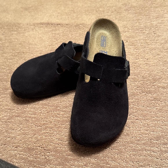 Birkenstock Black Suede Mules - Picture 2 of 5